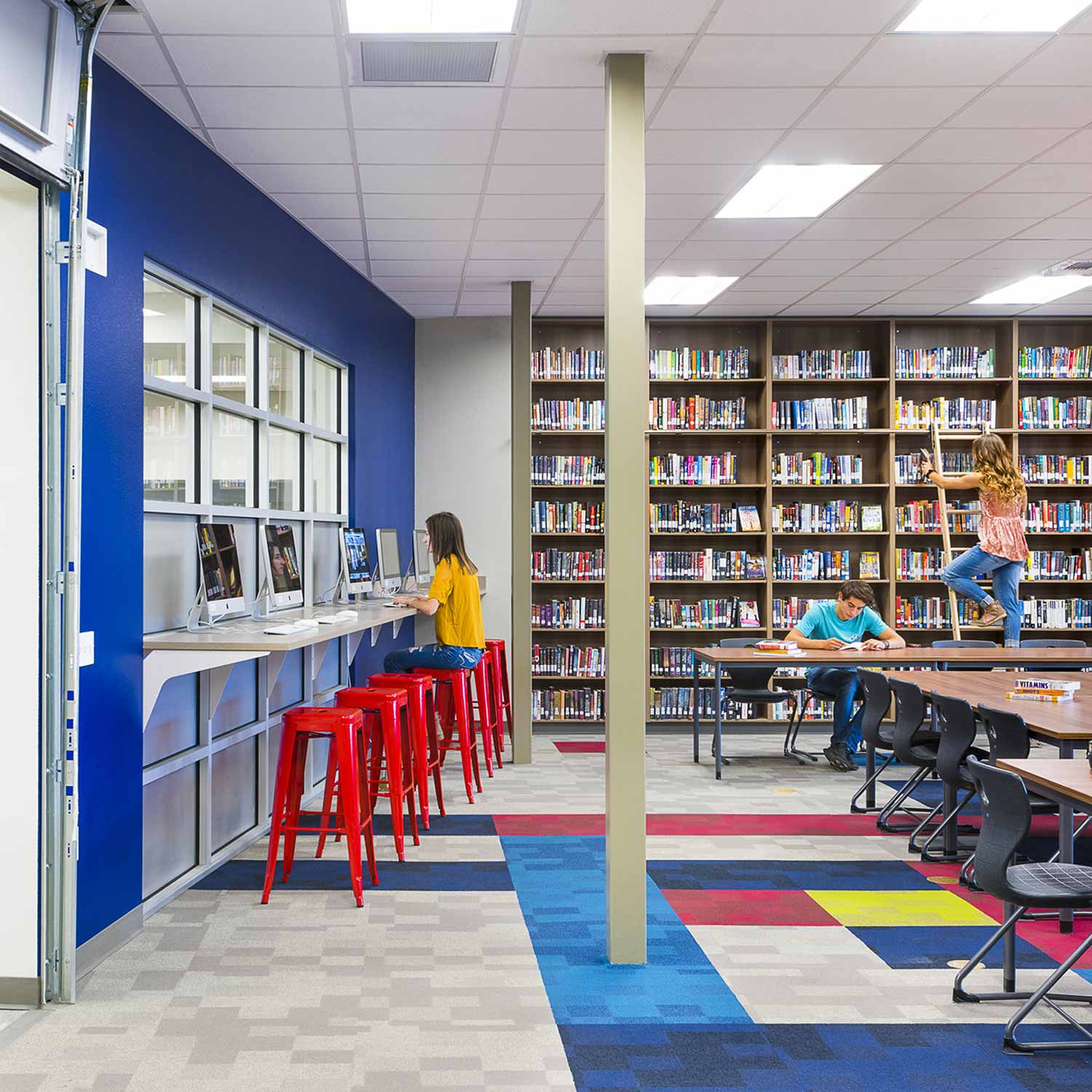 Education design (school library) for Bigfork High School in Bigfork, Montana